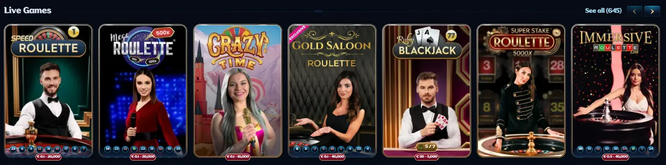 millioner casino live