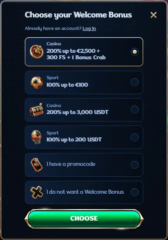 millioner casino register 1