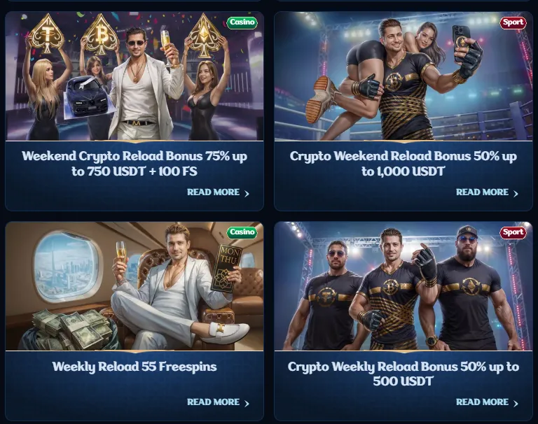 millioner casino reload